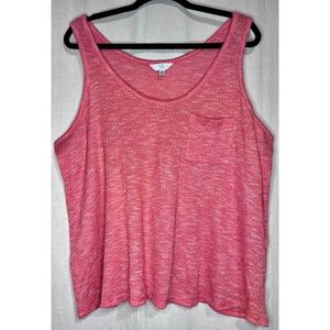 Time and Tru Women's Scoop Neck Relaxed Fit Tank Top